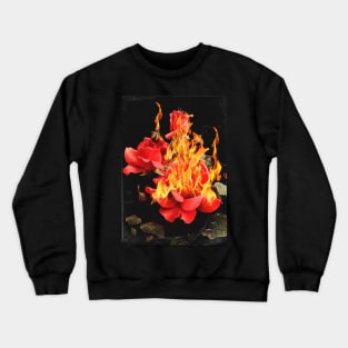 Fire Rose Crewneck Sweatshirt